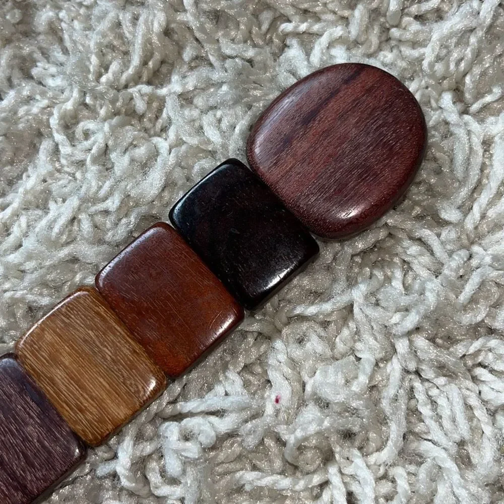 Costa Rica Exotic Woods Belt Wood Wooden  34”
